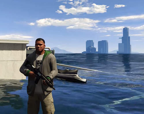 《俠盜獵車手5》超強Mod 洛聖都變成沉進海裡的亞特蘭提斯!? 《俠盜獵車手5》超強Mod 洛聖都變成沉進海裡的亞特蘭提斯!?