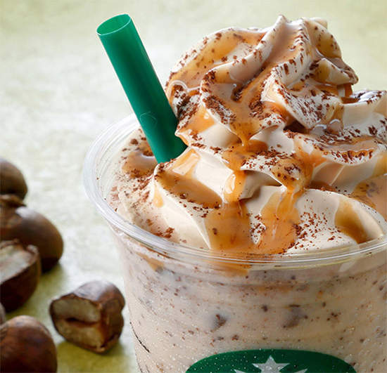 《堅果栗子星冰樂》日本星巴克秋季活動展開