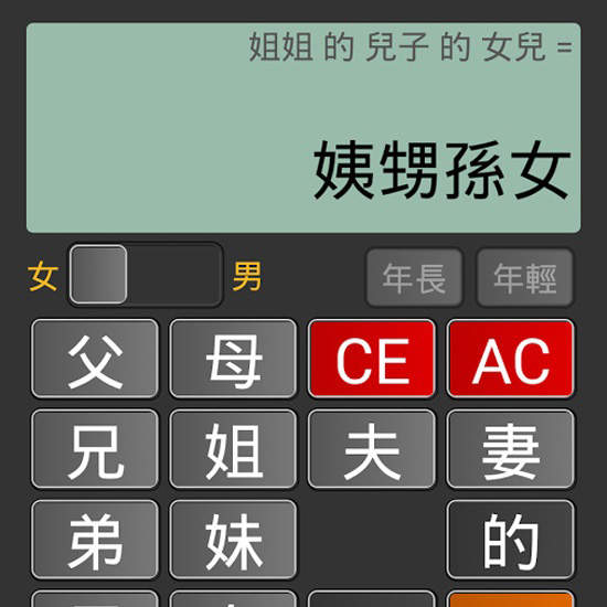 《親戚稱呼計算機》這根本過年回家神器啊啊~救星 《親戚稱呼計算機》這根本過年回家神器啊啊~救星