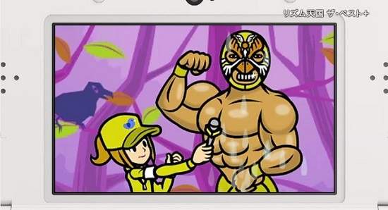 《節奏天國 The Best+》採訪假面的記者小姐回來囉～