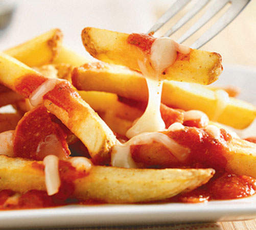 《各國薯條吃法》好像看見一些怪怪的組合...（囧）