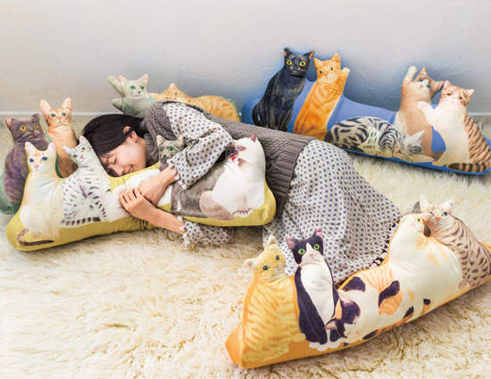 《立體貓靠枕》靠在貓堆裡是何等的幸福~ 《立體貓靠枕》靠在貓堆裡是何等的幸福~