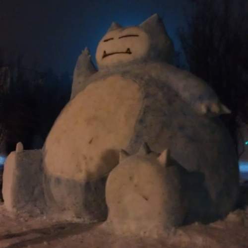 《幫雪人上色》想給點顏色瞧瞧卻讓雪人真實化了（驚）