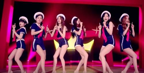 性感開衩海軍裝《So Crazy》T-ARA這次以海軍服征服你的心