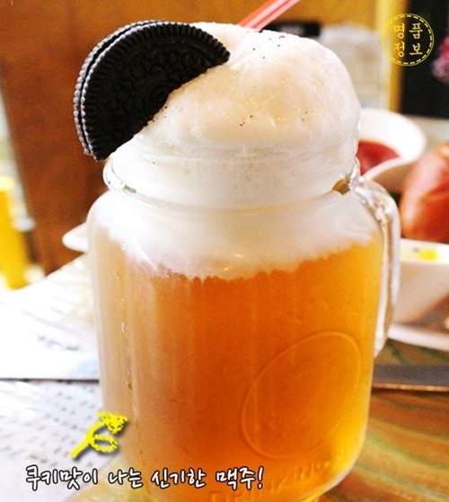 韓國《啤酒新喝法》即使醉了也甜甜的♥ 韓國《啤酒新喝法》即使醉了也甜甜的♥
