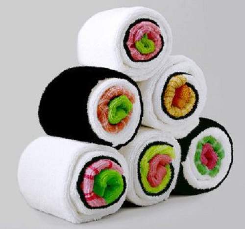 《壽司毛巾捲》老闆來一份鮪魚壽司先～