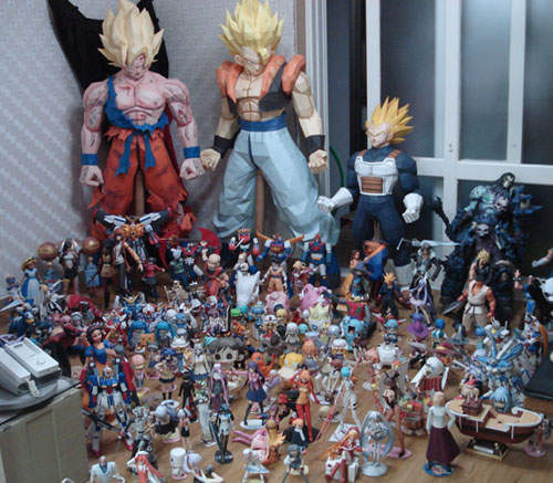 《紙模型七龍珠》韓國紙模型達人的〝喬啦找我喬啦〞作品