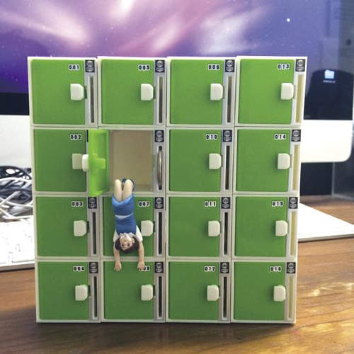 超地味扭蛋《迷你投幣式置物櫃》高再現度但到底能拿來幹嘛咧？