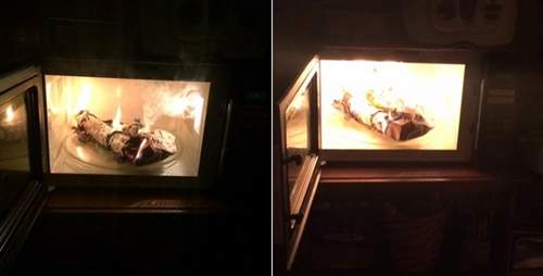 《亂使用微波爐的下場》其實我我我在變魔術啦(硬扯) 《亂使用微波爐的下場》其實我我我在變魔術啦(硬扯)