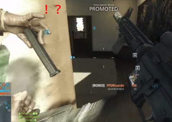 幫你填彈的第三隻手 戰地風雲中只有百萬分之一的機會能看到他!? 幫你填彈的第三隻手 戰地風雲中只有百萬分之一的機會能看到他!?