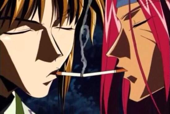 《香菸間接接吻》這個構圖的魅力來自？