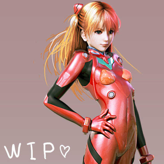 3DCG繪師《池田直人》原來真人明日香這麼美啊~(心) 3DCG繪師《池田直人》原來真人明日香這麼美啊~(心)