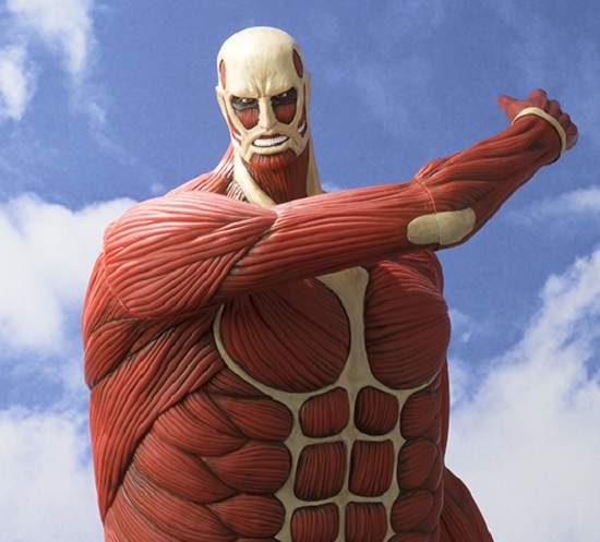 《進擊的超大型存錢筒》用零錢攻擊巨人的…… 《進擊的超大型存錢筒》用零錢攻擊巨人的……