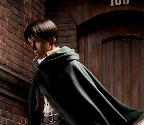 日本環球《進擊的巨人The Real》兵長降臨至三次元了...(昏) 日本環球《進擊的巨人The Real》兵長降臨至三次元了...(昏)