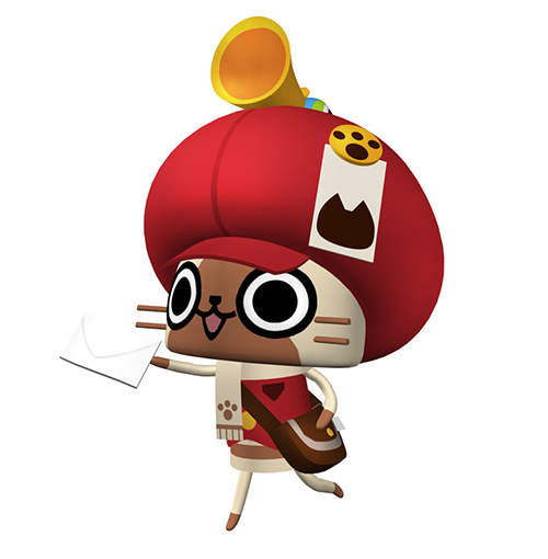 《魔物獵人日記暖呼呼艾路村DX》擦身功能郵差艾路送禮囉♪ 《魔物獵人日記暖呼呼艾路村DX》擦身功能郵差艾路送禮囉♪