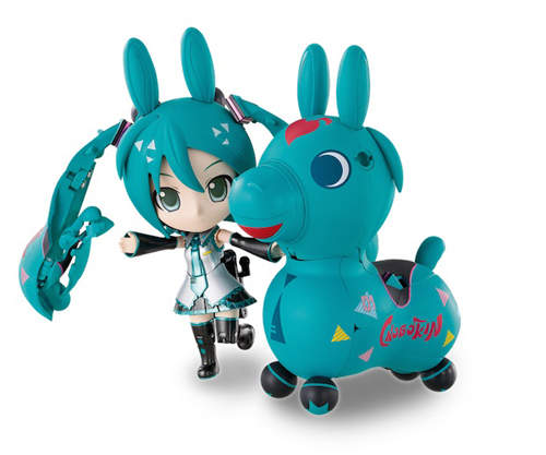 完美變形《初音跳跳馬》一個模型雙重享受? 完美變形《初音跳跳馬》一個模型雙重享受?