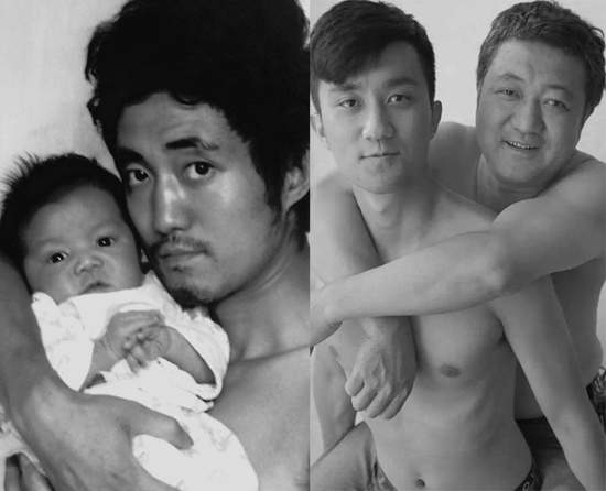 《父子三十年合影》看到最後一張我___了  ✪‿✪ 《父子三十年合影》看到最後一張我___了  ✪‿✪