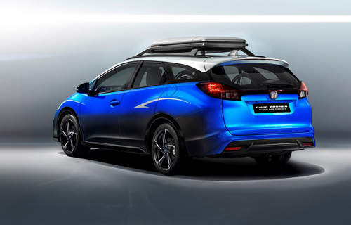 《Honda Civic Tourer Active Life》對單車族超貼心的好概念是...