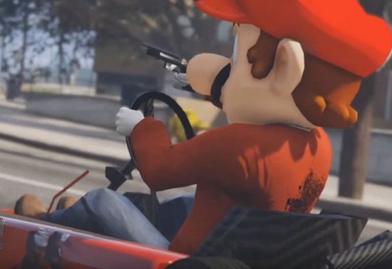 殺人放火版《GTA瑪利歐》被通緝的瑪利歐賽車沒問題嗎www 殺人放火版《GTA瑪利歐》被通緝的瑪利歐賽車沒問題嗎www