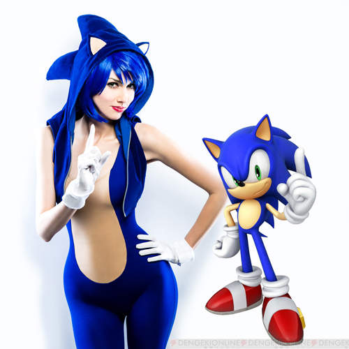 性轉擬人《音速小子》在我印象裡沒有這麼性感啊～嘶～