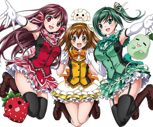 食物擬人化《Marronni Yell》草莓、餃子與瓢瓜的偶像團體？