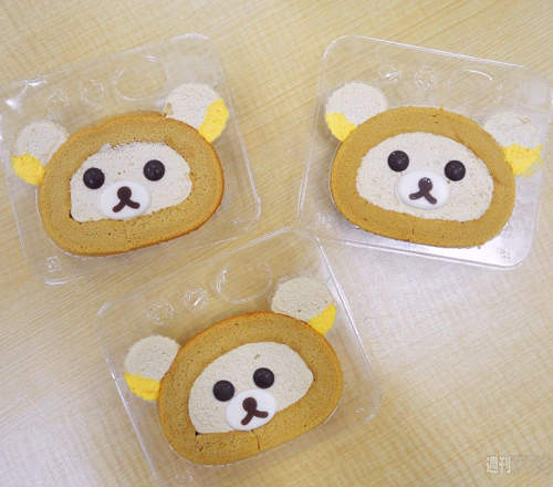 日本新推《DIY懶懶熊蛋糕捲》臉位置排不對就直接變盜版wwww