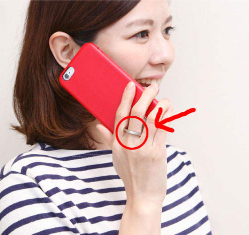 《Deff iPhone 6 指環手機殻》不能被小看的多功能小指環 《Deff iPhone 6 指環手機殻》不能被小看的多功能小指環