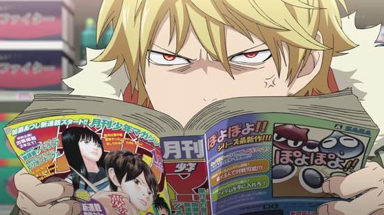 《漫畫雜誌撞封面》咦？書架上怎麼都是同一本（誤）