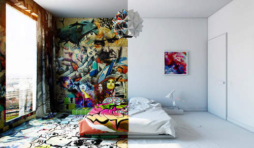 《半白半塗鴉》這真的是一間房間 不是兩間 《半白半塗鴉》這真的是一間房間 不是兩間