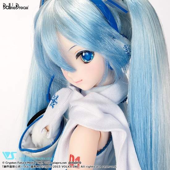 VOLKS《DD雪初音》雪白異色版的電子歌姬