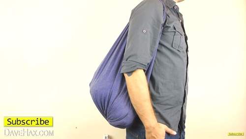 達人教你自製《T恤背包》學起來另一半對你的好感度+100