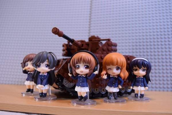 樂高重現《少女與戰車》各種日本職人的匠魂體現w