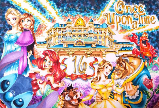 繪師Mami筆下的《柔美迪士尼》令有一番風情 繪師Mami筆下的《柔美迪士尼》令有一番風情