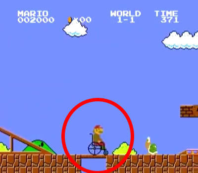 《殘疾瑪莉歐》看完居然有股淡淡的哀傷啊XD 《殘疾瑪莉歐》看完居然有股淡淡的哀傷啊XD