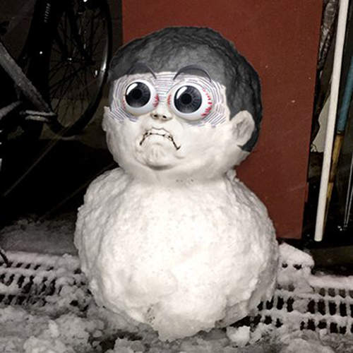 《個性雪人》再襲　日本推民的創意在大雪中依然發揮極致ww