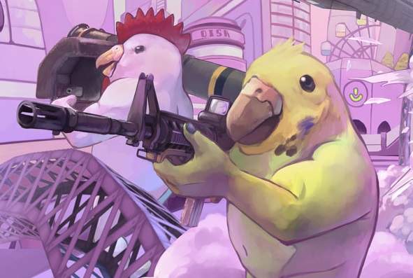 《肌肉發達的鳥系列》鳥奴們也喜歡嗎？