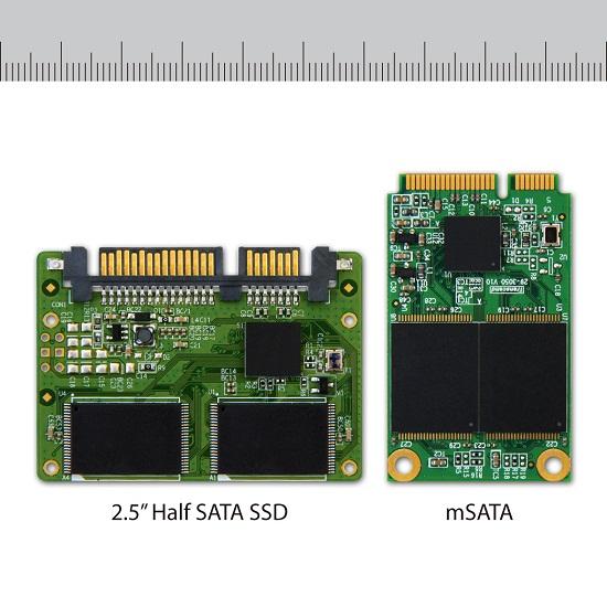 創見發表mSATA與Half-slim超小型SATA固態硬碟 適用新一代薄型裝置