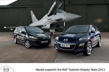 英國颱風戰機特技飛行隊的最強支援 All New Mazda5、CX-7成為英國特技飛行隊專屬座駕