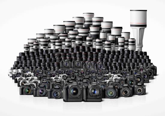 EOS數位單眼相機全球生產量突破五千萬台 EF系列鏡頭達七千萬支