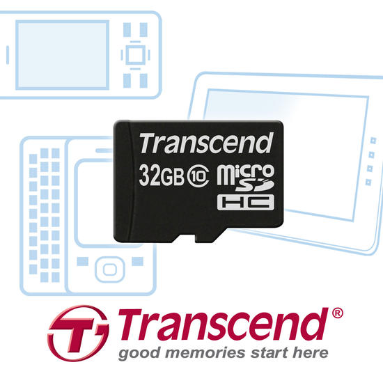 創見發表超大容量32GB microSDHC Class 10高速記憶卡，輕鬆擴充行動裝置！ 