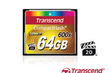 創見發表最高容量64GB 600X CF記憶卡，完美拍攝Full HD影片