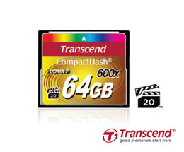 創見發表最高容量64GB 600X CF記憶卡，完美拍攝Full HD影片