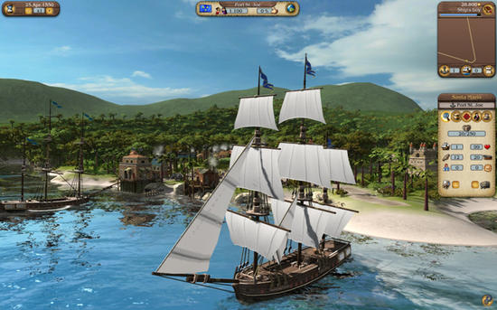 PS3/Xbox 360 海商王- 加勒比海的傳奇故事