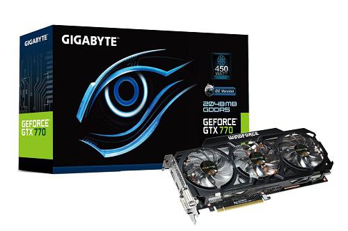 技嘉科技發表GeForce® GTX 770 超頻版顯示卡