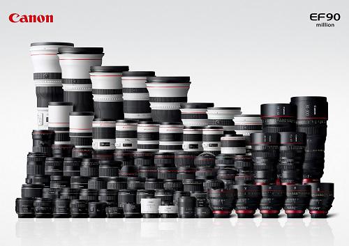 Canon EF系列鏡頭全球生產量突破9,000萬支