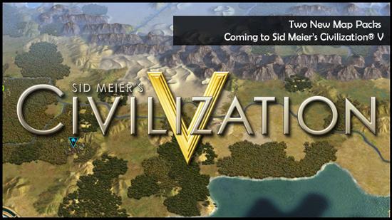 《文明帝國5》推出兩套新地圖包，「亂置大陸」地圖包讓您探索地球各個區域!!