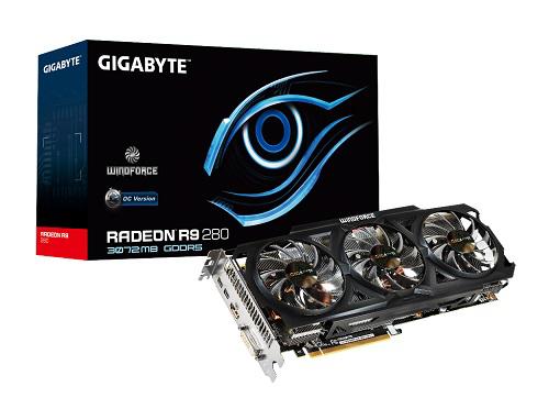 《技嘉科技》發表Radeon™ R9 280及R7 265超頻版遊戲顯示卡~