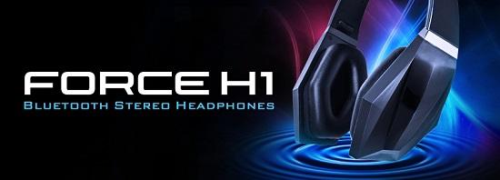技嘉推出FORCE H1藍芽無線耳機 體現無線暢遊 全方位舒適的行動遊戲音效娛樂