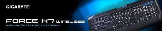 技嘉推出FORCE K7 Wireless無線鍵盤 多功能設計結合遠距無線傳輸