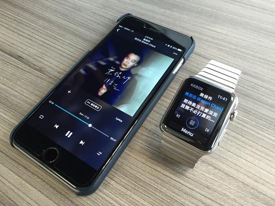 Apple Watch「到手」了嗎？KKBOX也支援Apple Watch呢！